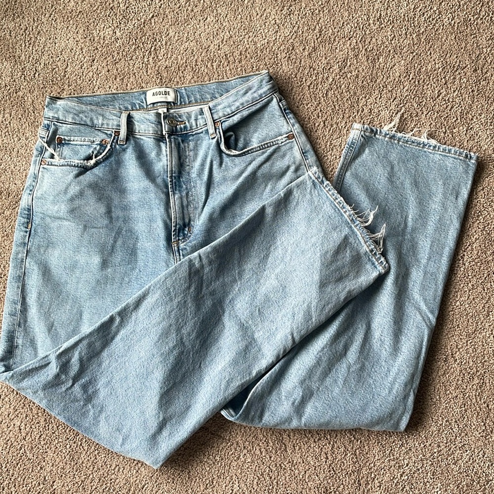 Agolde High Rise straight jeans